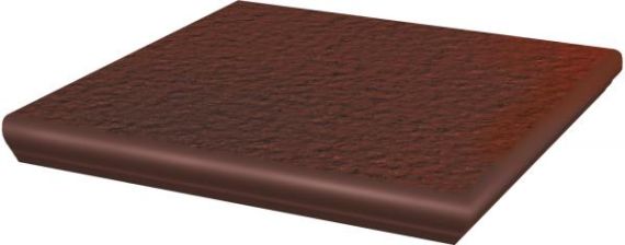 Stopnica Cloud Brown Mat Struktura 33x33 Paradyż Stopnica Cloud Brown Mat Struktura 33x33 Paradyż