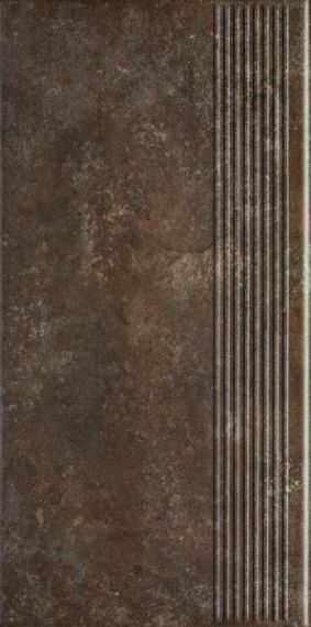 Stopnica Ilario Brown Mat Struktura 30x60 Paradyż Stopnica Ilario Brown Mat Struktura 30x60 Paradyż