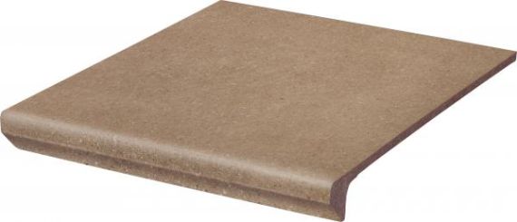 Stopnica Mattone Sabbia Brown Struktura Mat 30x33 Paradyż