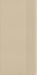 Stopnica Nacinana Bazo Beige Mat Monokolor 29,8x59,8 Paradyż Stopnica Nacinana Bazo Beige Mat Monokolor 29,8x59,8 Paradyż