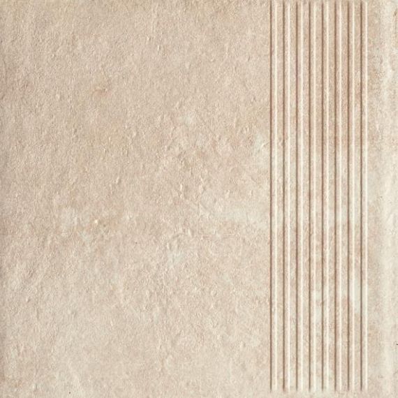 Stopnica Scandiano Beige Mat Struktura 30x30 Paradyż Stopnica Scandiano Beige Mat Struktura 30x30 Paradyż