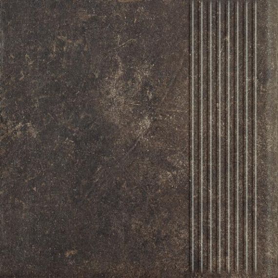 Stopnica Scandiano Brown Mat Struktura 30x30 Paradyż Stopnica Scandiano Brown Mat Struktura 30x30 Paradyż
