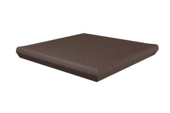 Stopnica Sundown Marrone Mat Struktura 33x33 Paradyż