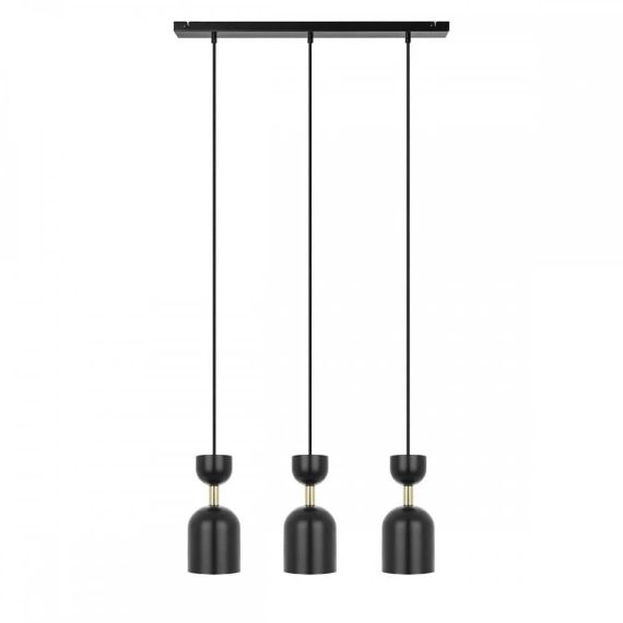 Lampa Wisząca Supuru 3L Czarno-Złoty SUL332P0 Ummo