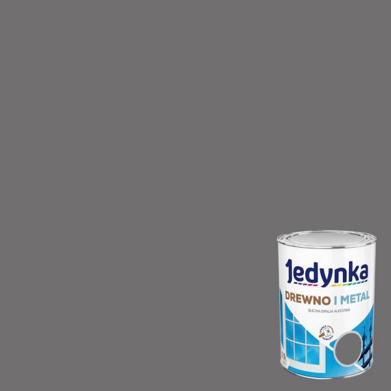 Farba Drewno I Metal Szary 0,9L Jedynka