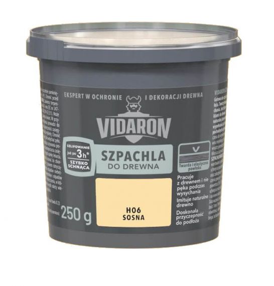 Szpachla Do Drewna H06 Sosna 250g Vidaron