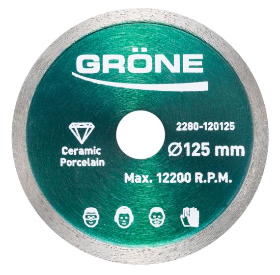 Tarcza Diamentowa Grone Krawędź Ciągła 125x22,2mm 2280-120125 Kaem