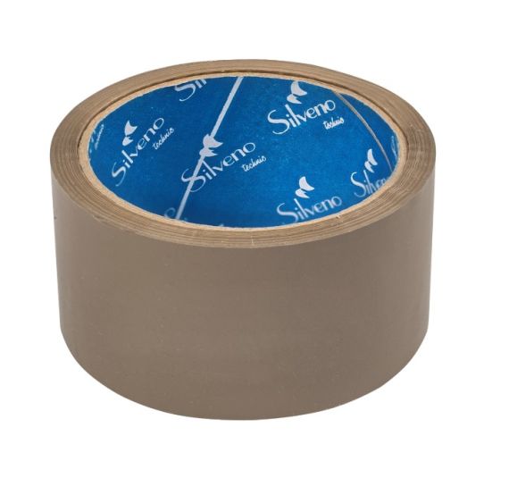 Taśma Pakowa Brązowa 48mm/50m Hot Melt Silveno