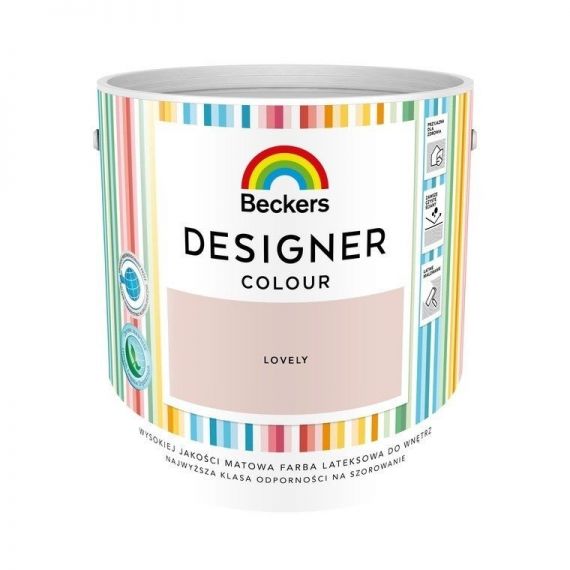 Farba Lateksowa Designer Colour Lovely 2,5L Beckers