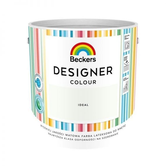 Farba Lateksowa Designer Colour Ideal 2,5L Beckers