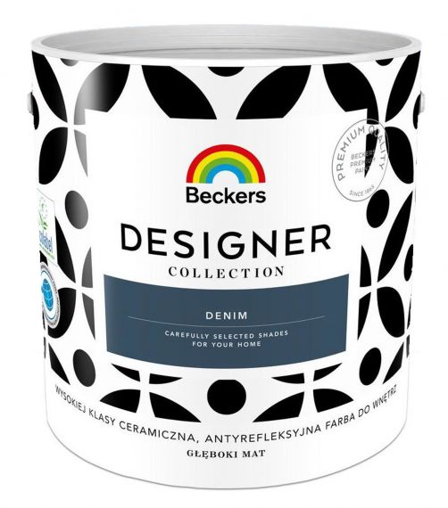Farba Ceramiczna Designer Collection Denim 2,5L Beckers