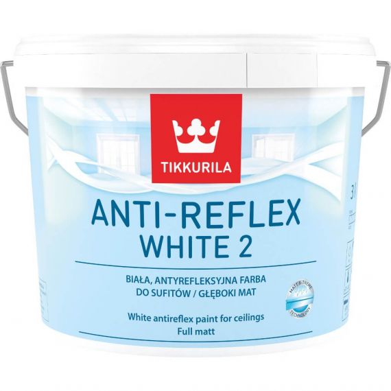 Farba Lateksowa Anti-Reflex White Mat 3L Tikkurila