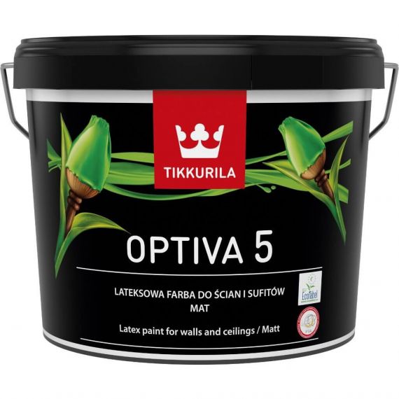 Farba Lateksowa Optiva Matt 0,9L Baza-C Tikkurila