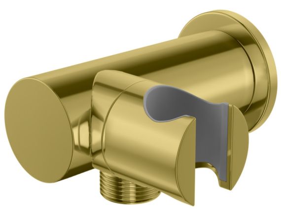 Uchwyt Słuchawkowy Z Przyłączem Wody Experience Gold QW004AEGD Kohlman
