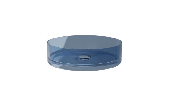 Umywalka Nablatowa Enya Ume-36-Bwc 36x36x10 Blue Wave Besco