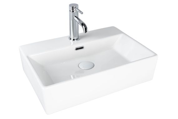 Umywalka Nablatowa Tirano 2750225136 51x36x13 Biały Bevisa