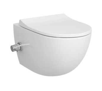 Miska WC Wisząca CM Z Funkcją Bidetu Sento 54 Biała 7748B003-7211 54x36,5 cm Vitra