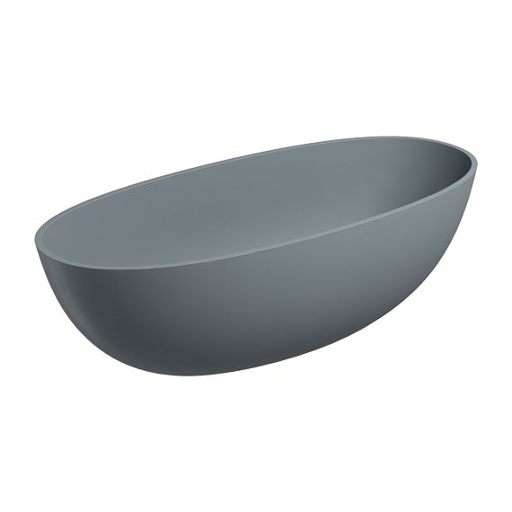 Wanna Wolnostojąca Shell Ash Grey Mat 175x78 SHELL175WWAG Omnires