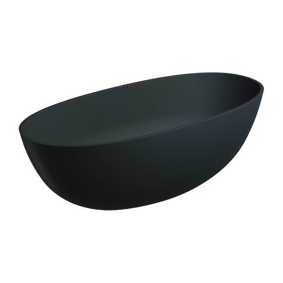 Wanna Wolnostojąca Shell M+ Black Lava 160x75 cm SHELLWWBLV Omnires