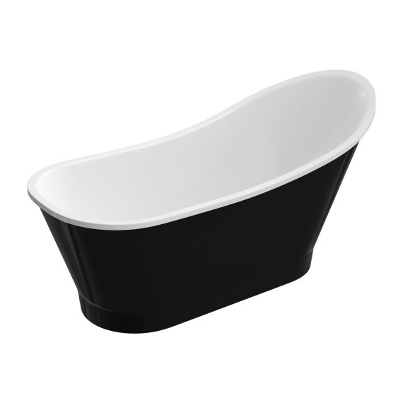 Wanna Wolnostojąca Venezia Czarno-Biała 159,5x73,2 VENEZIA159BCP Omnires