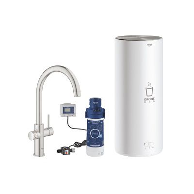 Wylewka I Bojler W Rozmiarze L GROHE Red Duo Stal Nierdzewna 30079DC1 Grohe