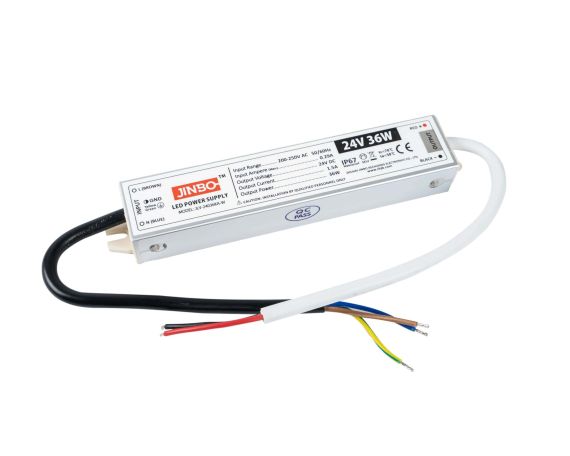 Zasilacz IP67 Do Taśmy LED - 24V 1.5A 36W Kingled