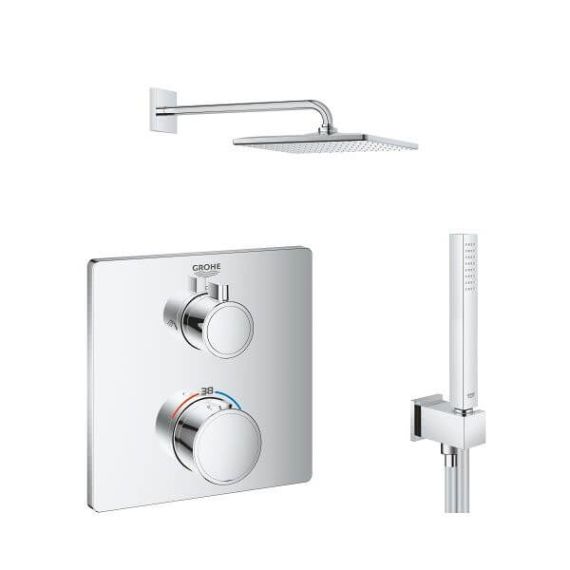 Zestaw Prysznicowy 3w1 Grohterm Chrom Grohe