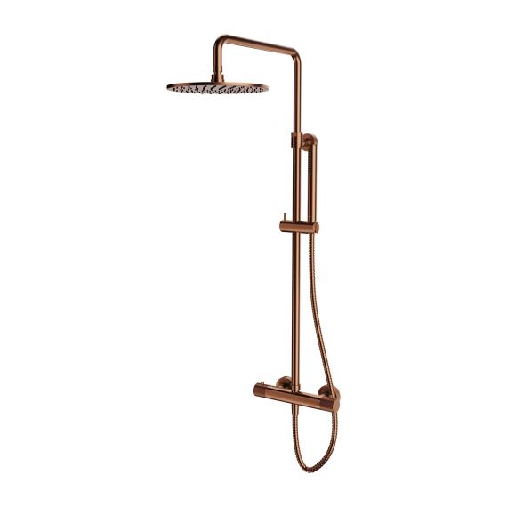 Zestaw Prysznicowy Contour Miedz Szczotkowana CT8044CPB Omnires