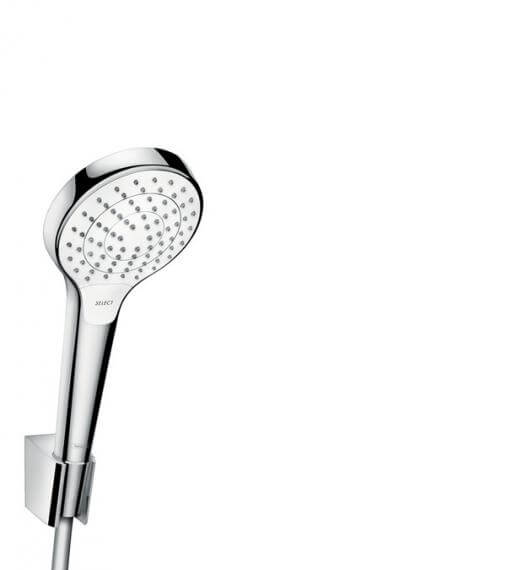 Zestaw Prysznicowy Croma Select S Vario/Porter's 26421400 Biały-Chrom Hansgrohe