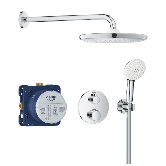 Zestaw Prysznicowy Grohtherm Z Deszczownicą Tempesta 250 34872000 Grohe
