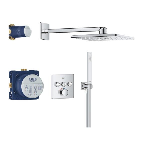Zestaw Prysznicowy SmartControl Z Deszczownicą Rainshower SmartActive 310 Cube 34873000 Grohe