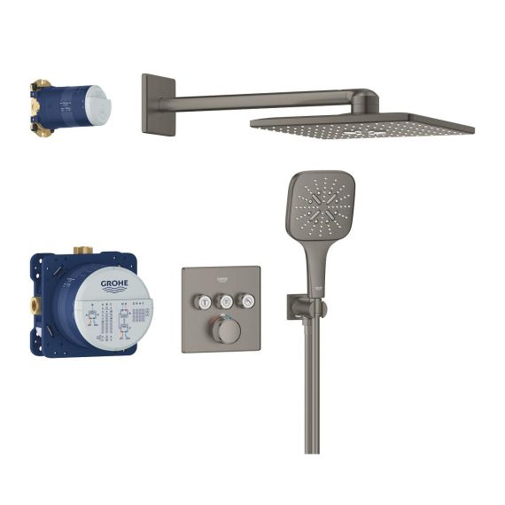 Zestaw Prysznicowy Z Deszczownicą Rainshower Smartactive 310 Cube Grohtherm SmartControl 34864AL0 Grohe