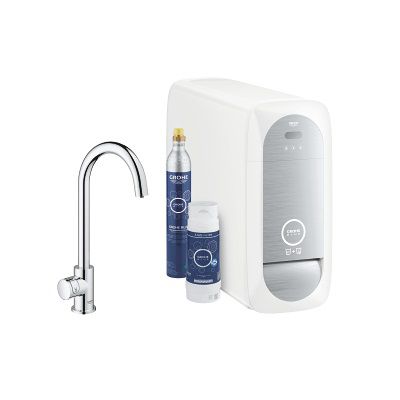 Zestaw Startowy Mono Z Wylewką W Kształcie C Grohe Blue Home 31498001 Grohe