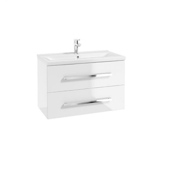 Zestaw Szafka Pod Umywalkę 167-D-08006 + Umywalka Plan 80cm 1724 Defra