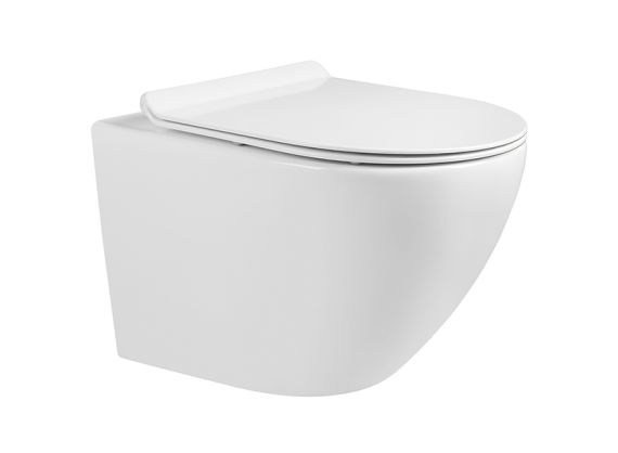 Zestaw WC Tavi Round 1750148 49X36X35 Biały Bevisa Zestaw WC Tavi Round 1750148 49X36X35 Biały Bevisa