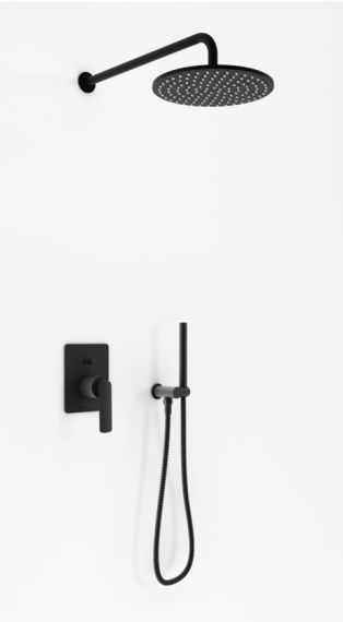 Zestaw Prysznicowy Experience Black QW210EBR25 Kohlman Zestaw Prysznicowy Experience Black QW210EBR25 Kohlman