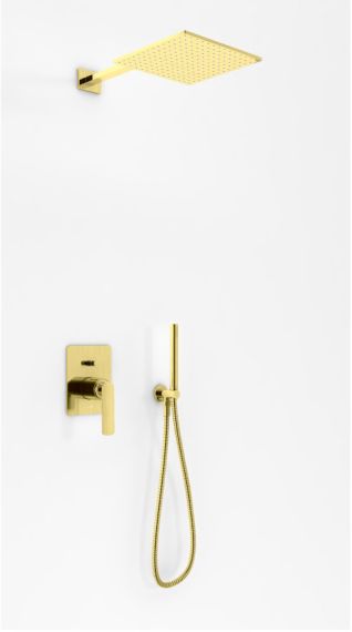 Zestaw Prysznicowy Experience Brushed Gold QW210EGDBQ30 Kohlman Zestaw Prysznicowy Experience Brushed Gold QW210EGDBQ30 Kohlman