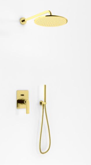 Zestaw Prysznicowy Experience Brushed Gold QW210EGDBR25 Kohlman Zestaw Prysznicowy Experience Brushed Gold QW210EGDBR25 Kohlman
