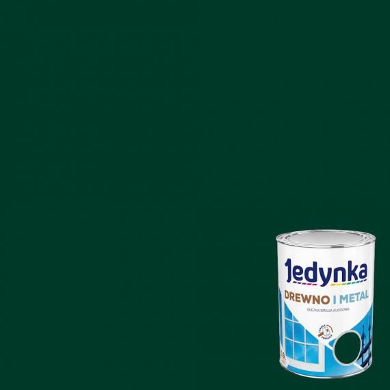 Farba Drewno I Metal Zielony Ciemny 0,9L Jedynka