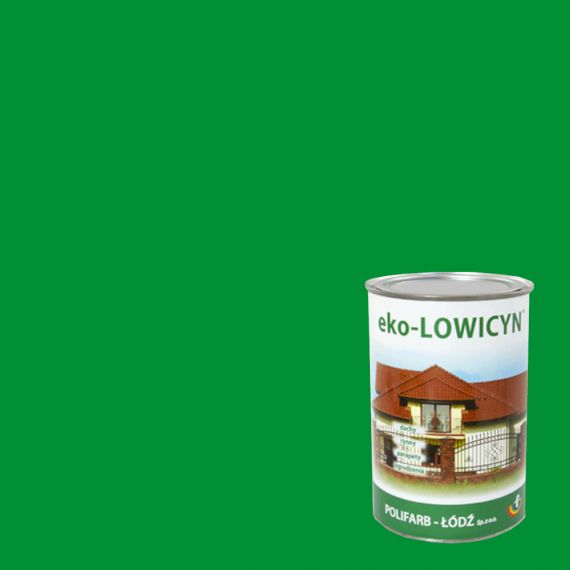 Farba Eko-Lowicyn Zielona Mięta 5L RAL 6029 Półmat Polifarb-Łódź