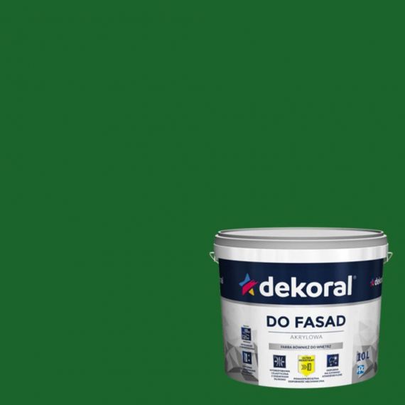 Farba Akrylowa Do Fasad Polinit Zielony 1L Dekoral