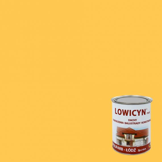 Farba Lowicyn Żółta Kadmowa 5L Polifarb Łódź