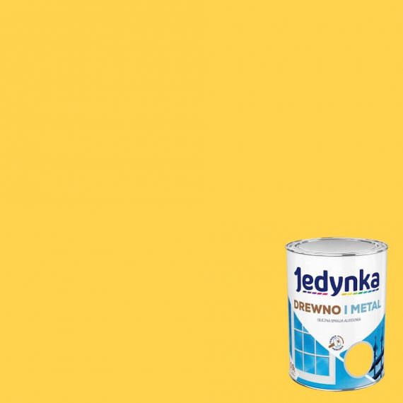 Farba Drewno I Metal Żółty 0,9L Jedynka