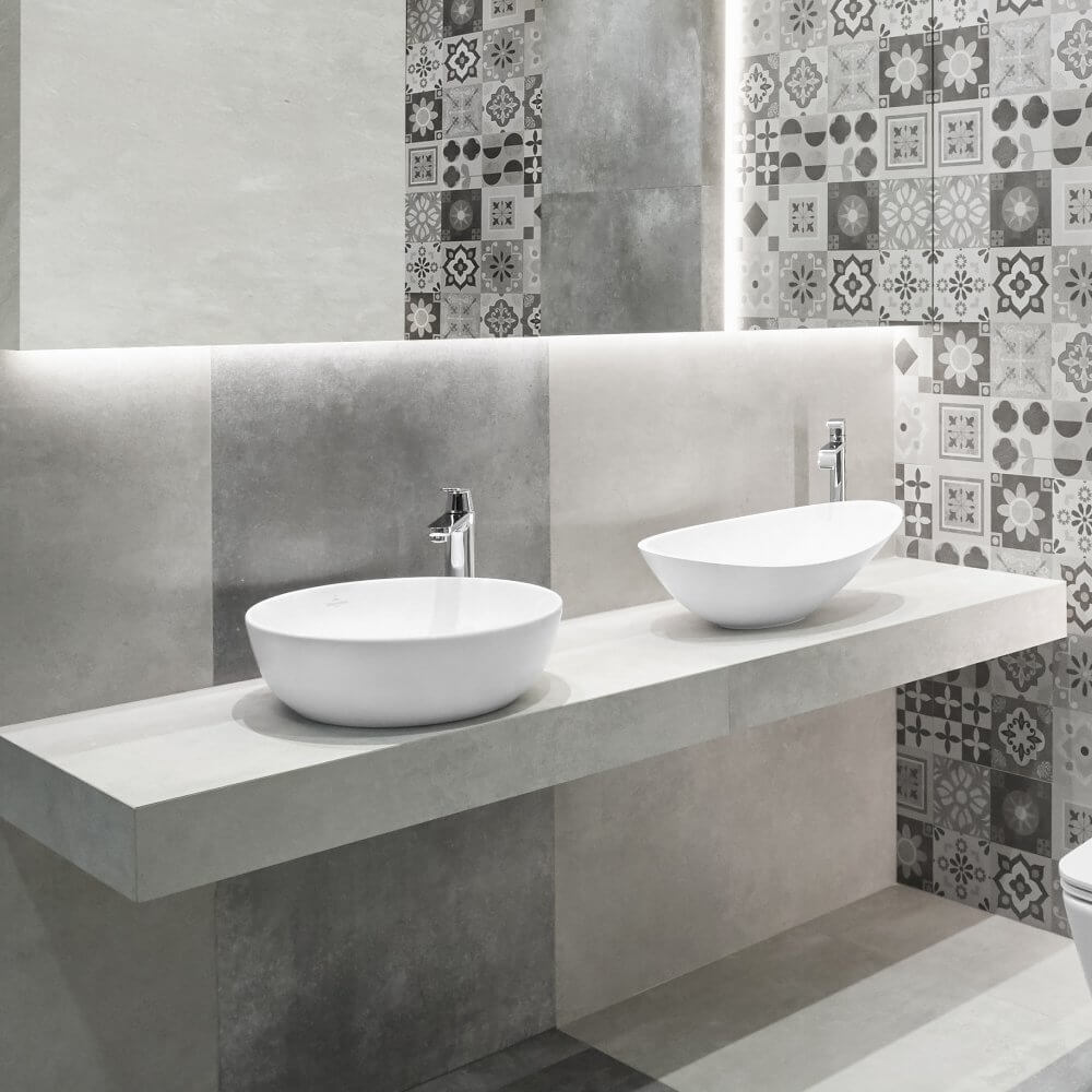 Jasnoszara łazienka Ocean Grey