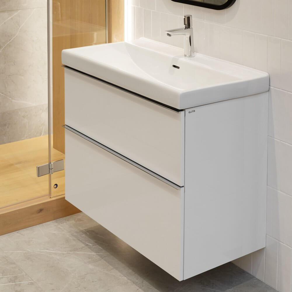 Łazienka w stylu naturalnym Katania Grey