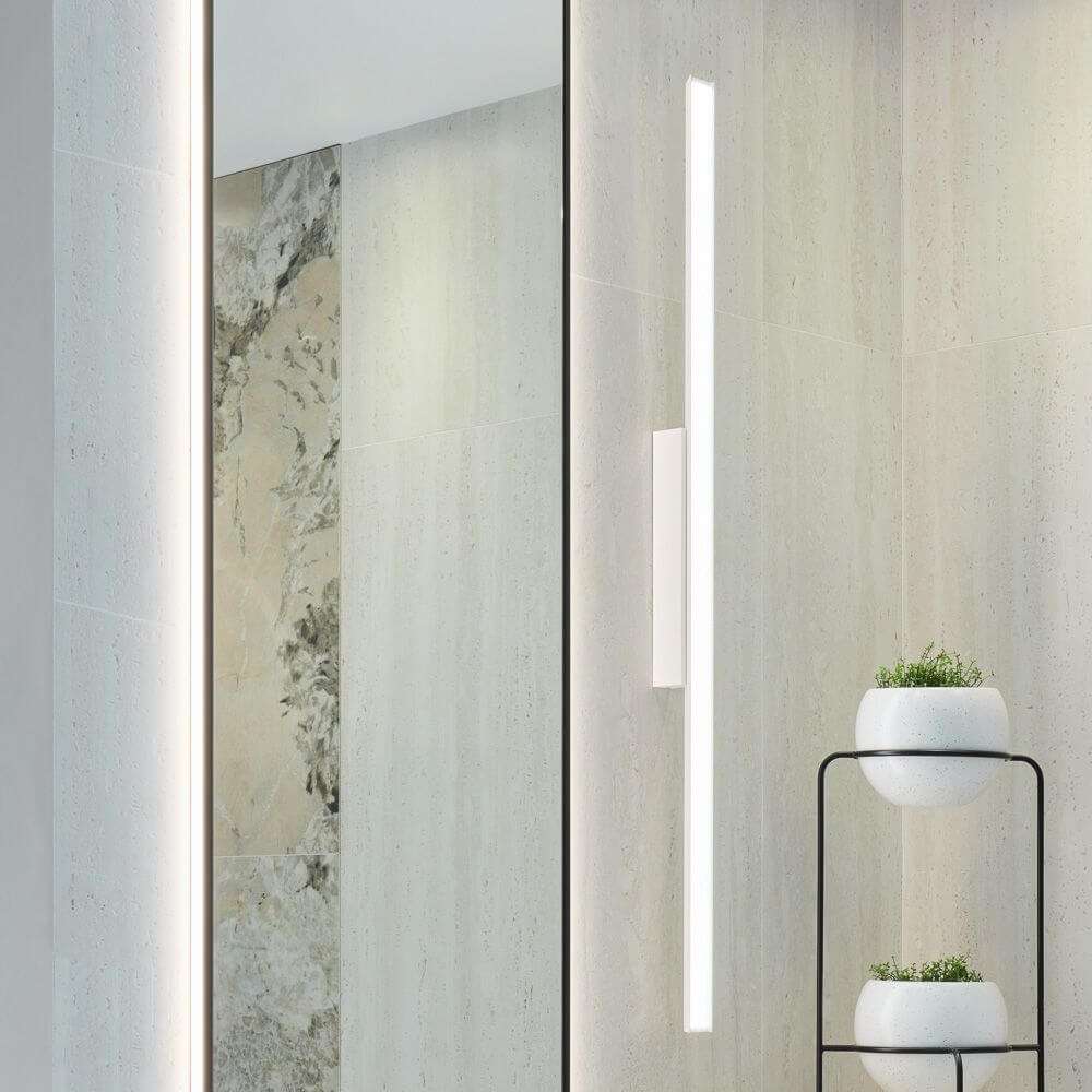 Łazienka w jasnych beżach z płytkami Sensi Nuance Patagonia Wow Lux 3D