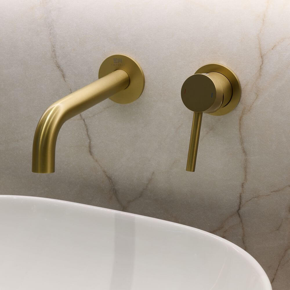 Łazienka w ciepłych tonacjach Venice Ivory Ceramica Limone