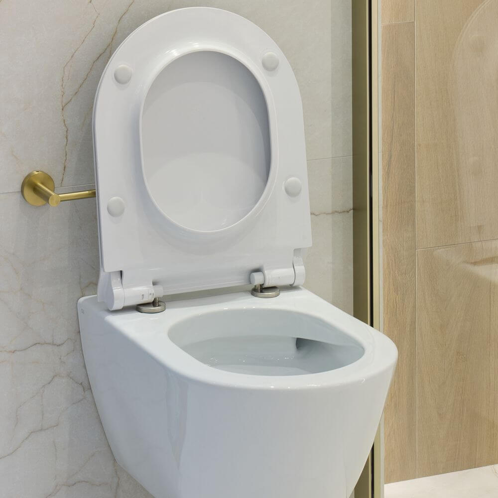 Łazienka w ciepłych tonacjach Venice Ivory Ceramica Limone