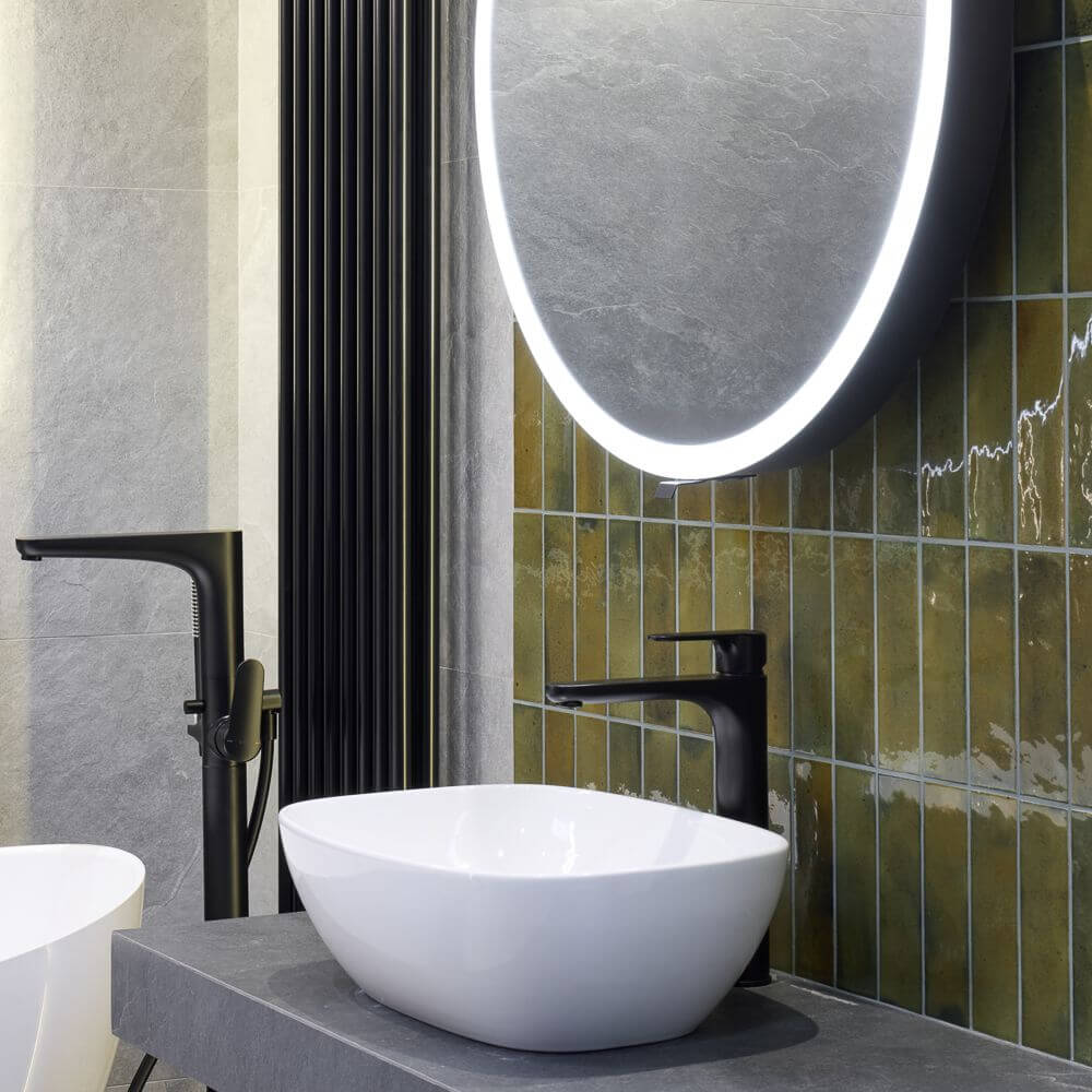 Łazienka w stylu Modern Retro Ash Black