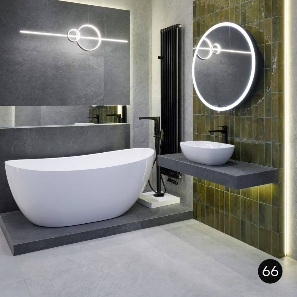 Łazienka w stylu Modern Retro Ash Black